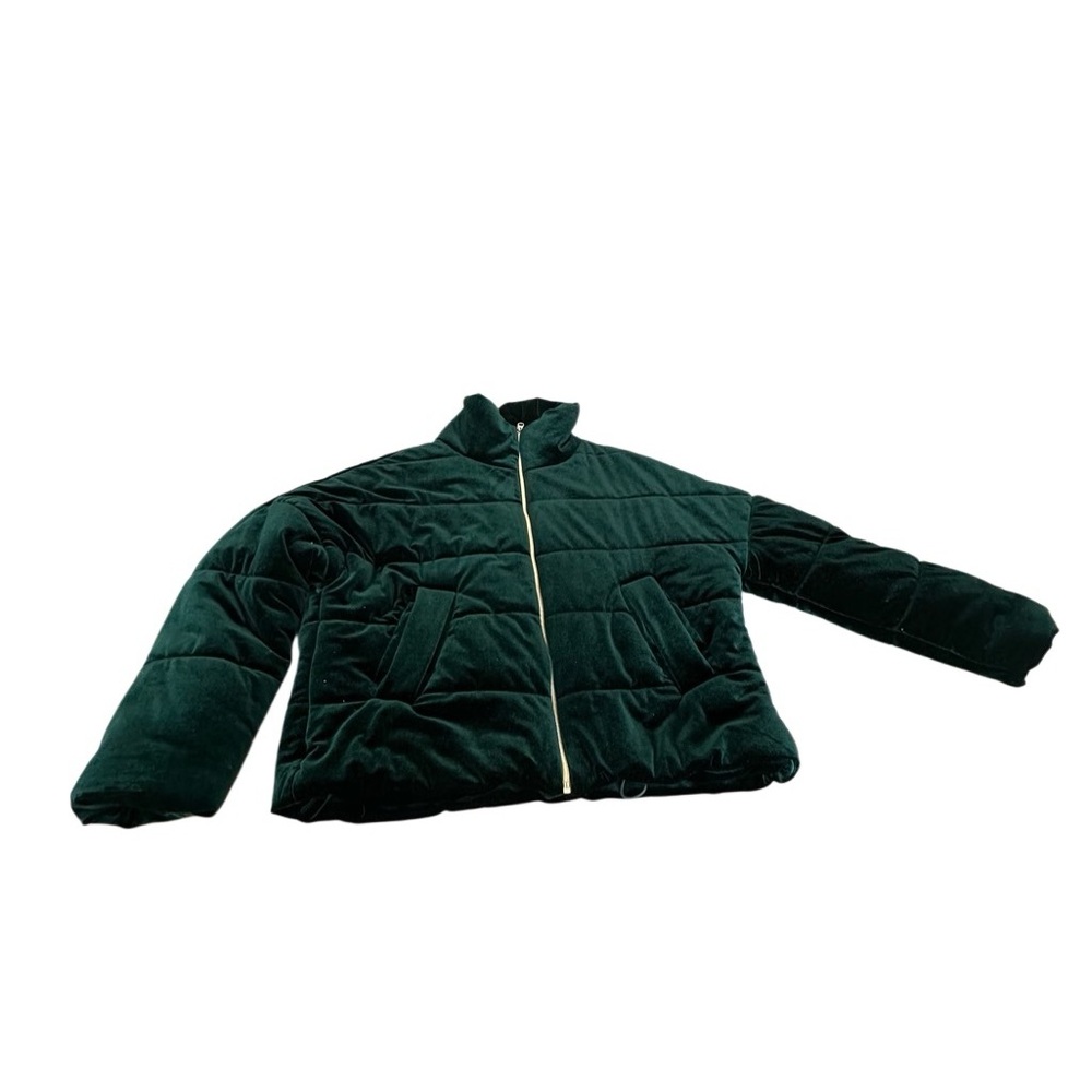 Dark Green Puffer Jacket